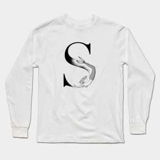 Mermaid Monogram S Long Sleeve T-Shirt
